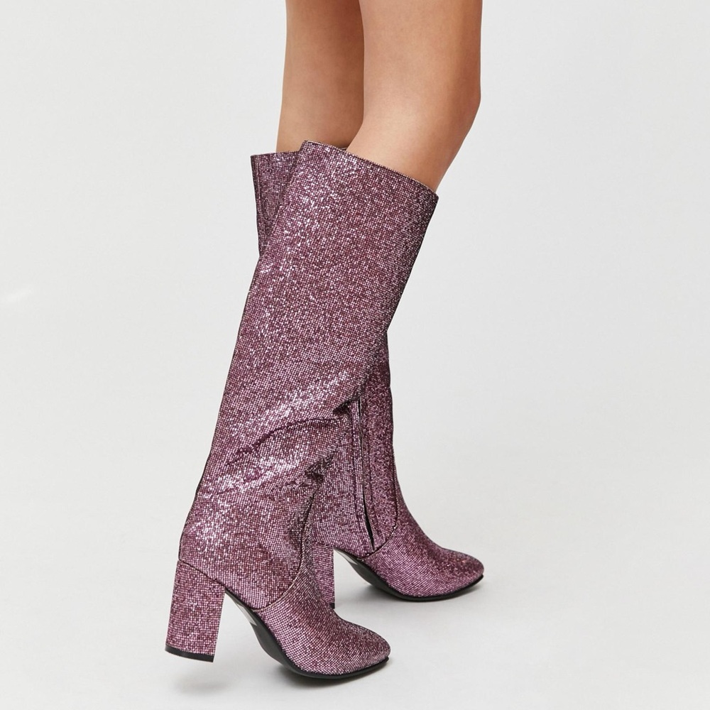 Urban Outfitters Purple Knee-High Women's Boots